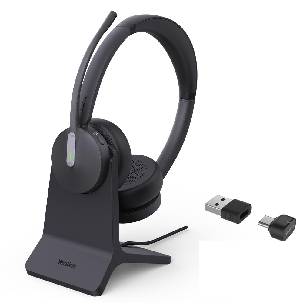 Yealink BH70 Dual with Stand Teams USB-C/A Bluetooth Wireless Headset – 1208701