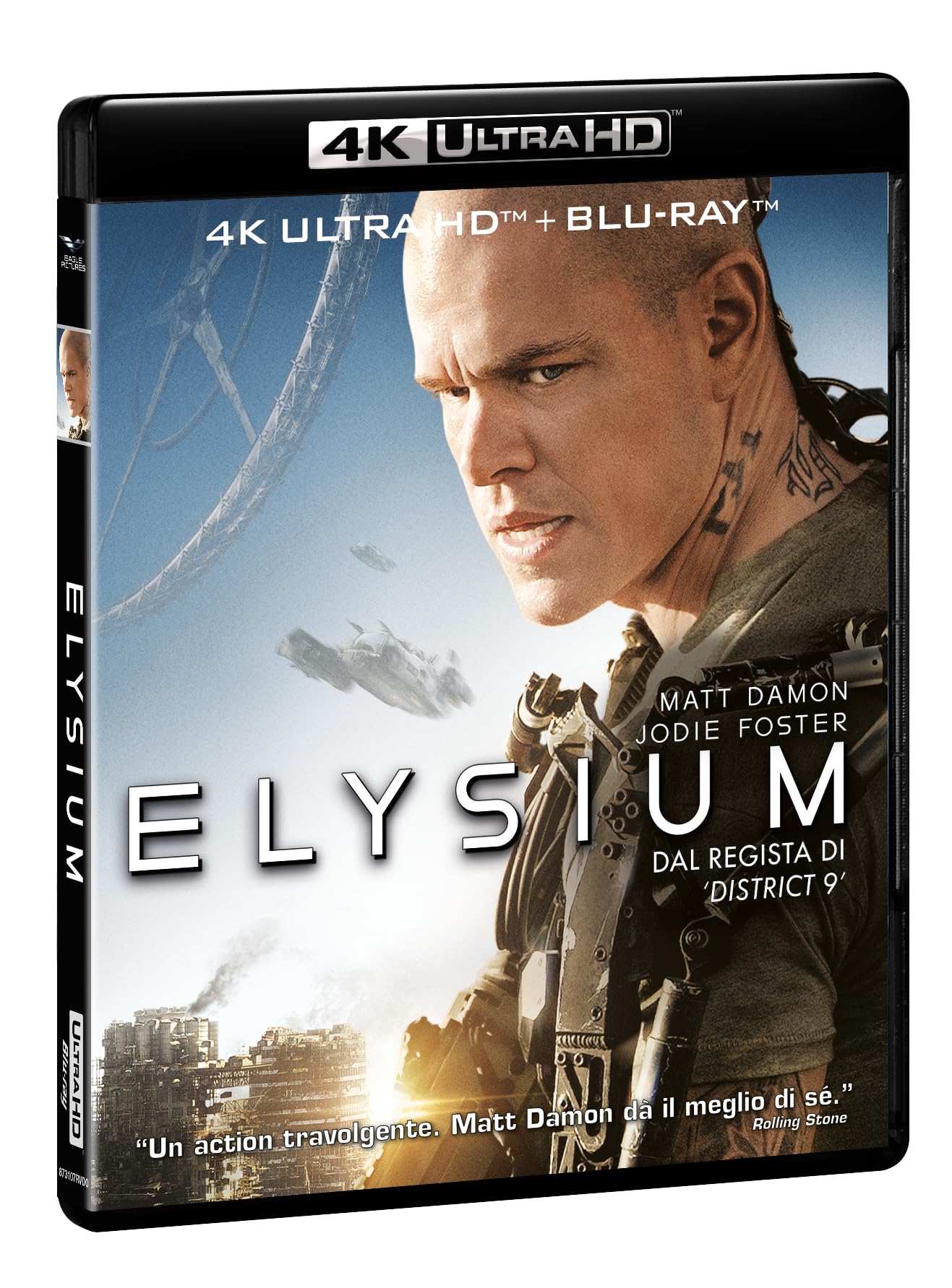 Blu-Ray 4K Uhd Elysium (4K Ultra Hd + Blu-Ray Hd