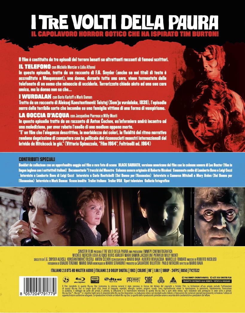 I Tre Volti Della Paura Blu-ray