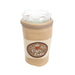 Marushin Pouch Yup! Cafe Latte 0585029100 Synthetic Leather Patch