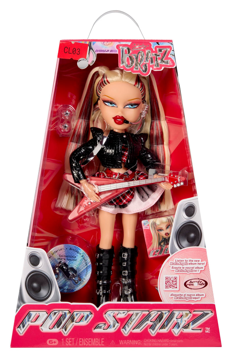 BRATZ Pop Starz Cloe – Modepuppe mit Anhänger zum Sammeln, Outfit und Musikzubehör