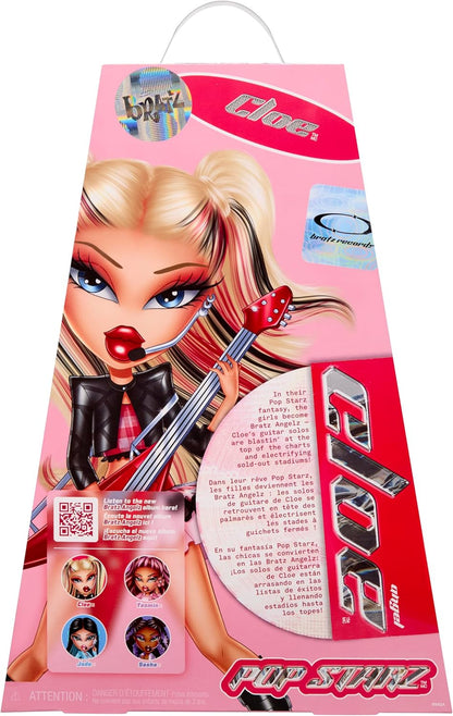 Bratz Pop Starz Cloe - Fashion Doll with Collectable Charm, Outfit and Music Accessories