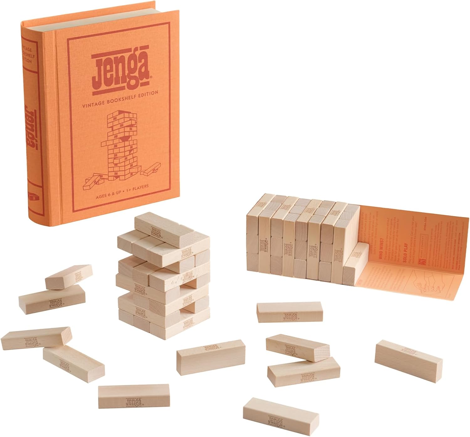 Jenga Vintage Bookshelf Edition
