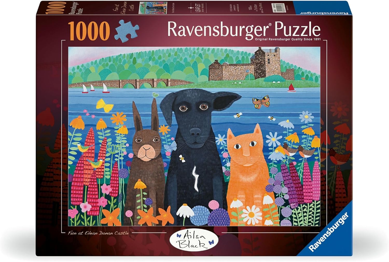Ravensburger Eilean Donan Castle, 1000 piece Jigsaw Puzzlefor Adults and Kids Age 12 and Up