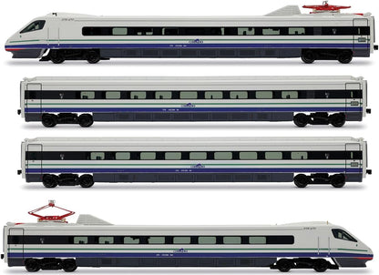 Rivarossi HR2963 Cisalpino, ETR 470 original livery with red front stripe, 4-unit base set, ep. V Railway Locomotive + Coaches