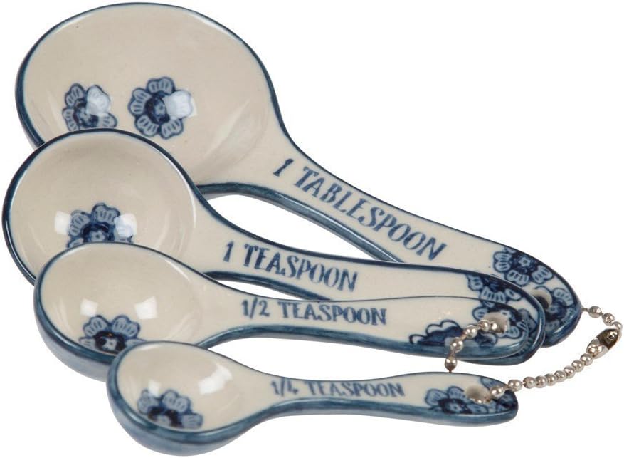 Sass & Belle Blue Willow Floral Measuring Spoons