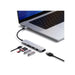 SATECHI 6-in-1 USB-C Hub Slim Plus Multiport Adaptor with HDMI 4K@60Hz, 100W USB-C PD Charging, 2x USB-A Data Ports, microSD/SD Card Readers for MacBook Air & Pro M5 M4 M3, iPad, Windows – Silver