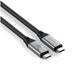 Satechi USB4 V2 Pro Cable, USB-C Cable 1.2m/3.9ft, up to 120Gbps Data Transfer, 240W Power Delivery, 8K@60Hz Display, Thunderbolt 5/4/3 Compatible, for MacBook, Windows & More