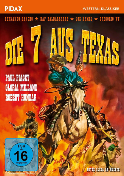 Die 7 aus Texas (Antes llega la muerte) / Aufwändiger Italowestern mit Musik von Kultkomponist Riz Ortolani („Old Shatterhand“) (Pidax Western-Klassiker