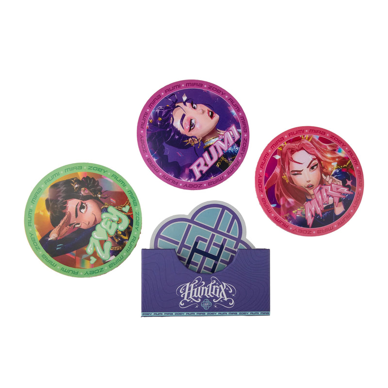 K-Pop Demon Hunters - Set Of 4 Coasters Huntr/X ( Cr4121 )