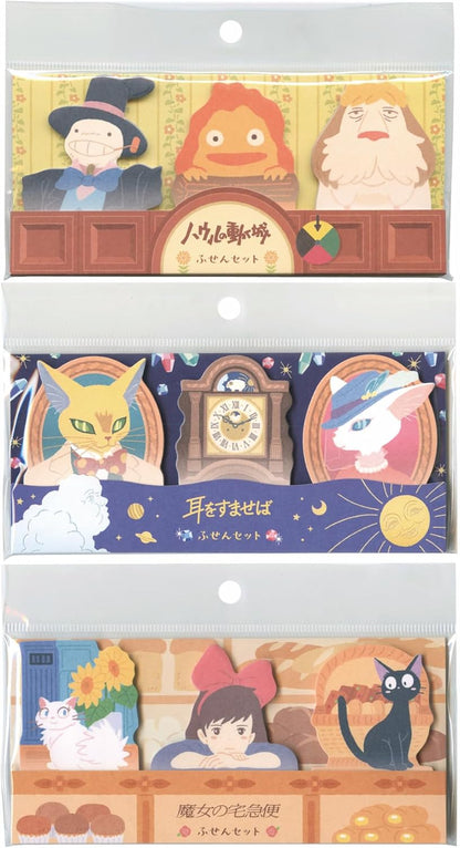 Studio Ghibli 0723-09 Fusen Set, Die Cut Fusen, 3 Patterns Included