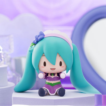 SEGA-fuwa Petit Hatsune Miku x Love and Berry Dress Up and Dance! Chibi Figure Sparkly Purple