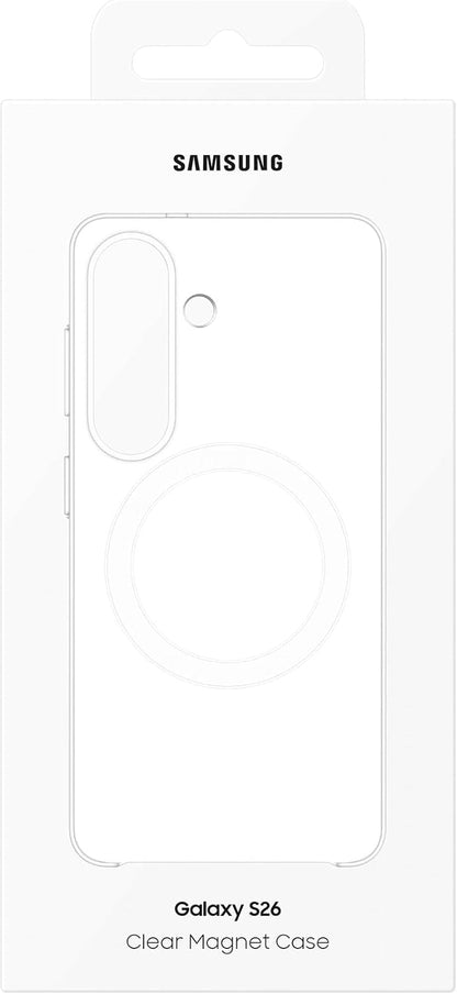 Samsung Clear Magnet Case cover magnetica trasparente con tecnologia Magnetic Power Profile Galaxy S26