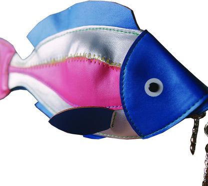 Marushin 0585019300 Pouch Yap Yup! Fish Blue Funny Present Fish