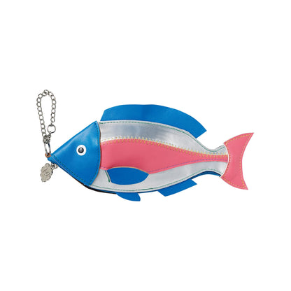 Marushin 0585019300 Pouch Yap Yup! Fish Blue Funny Present Fish