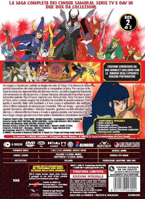 I Cinque Samurai - Pt. 2 - (5 Dvd