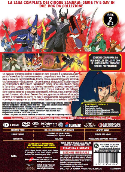 I Cinque Samurai - Pt. 2 - (5 Dvd