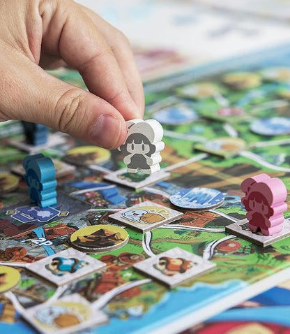 Delivery Witches Chibig Style Ghibli Inspired Mika and The Witch's Mountain Family Board Game