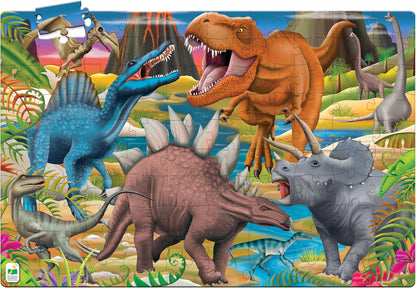 The Learning Journey 787533 Doubles Glow in The Dark Dino Puzzle