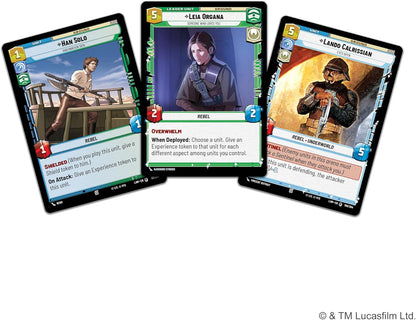 Asmodee Star Wars: Unlimited TCG A Lawless Time Leia Organa SPOTLIGHT DECK - Ready-to-Play 50-Card Deck + Booster Pack, Exclusive Collectible Cards, Ages 12+, 2+ Players, 20 Minute Playtime