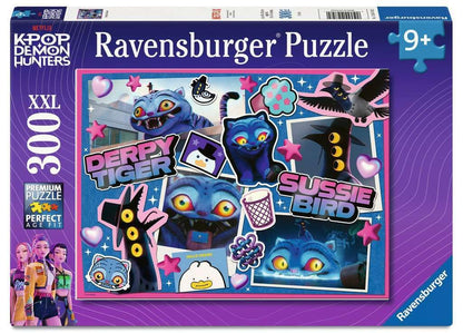 Ravensburger Kinderpuzzle - 12004758 - KPop Demon Hunters - Derpy & Sussie - Puzzle für Kinder ab 9 Jahren, mit 300 Teilen im XXL-Format