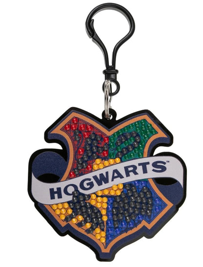 Hogwarts Badge Crystal Art Bag Charm