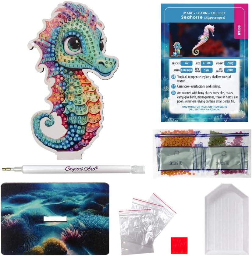 Seahorse Crystal Art Buddy