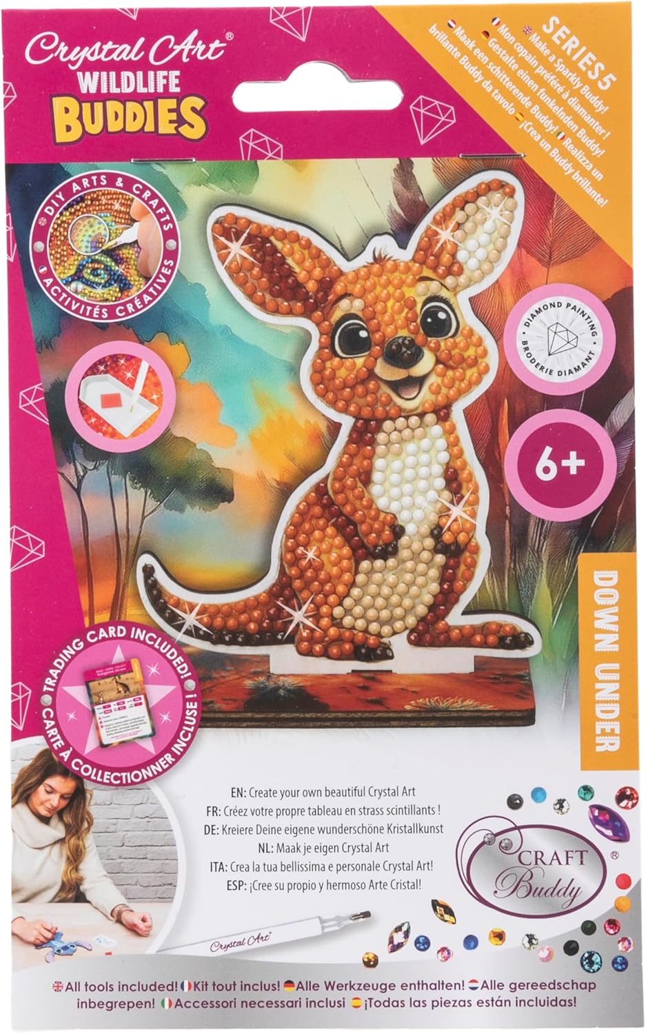 Kangaroo Crystal Art Buddy