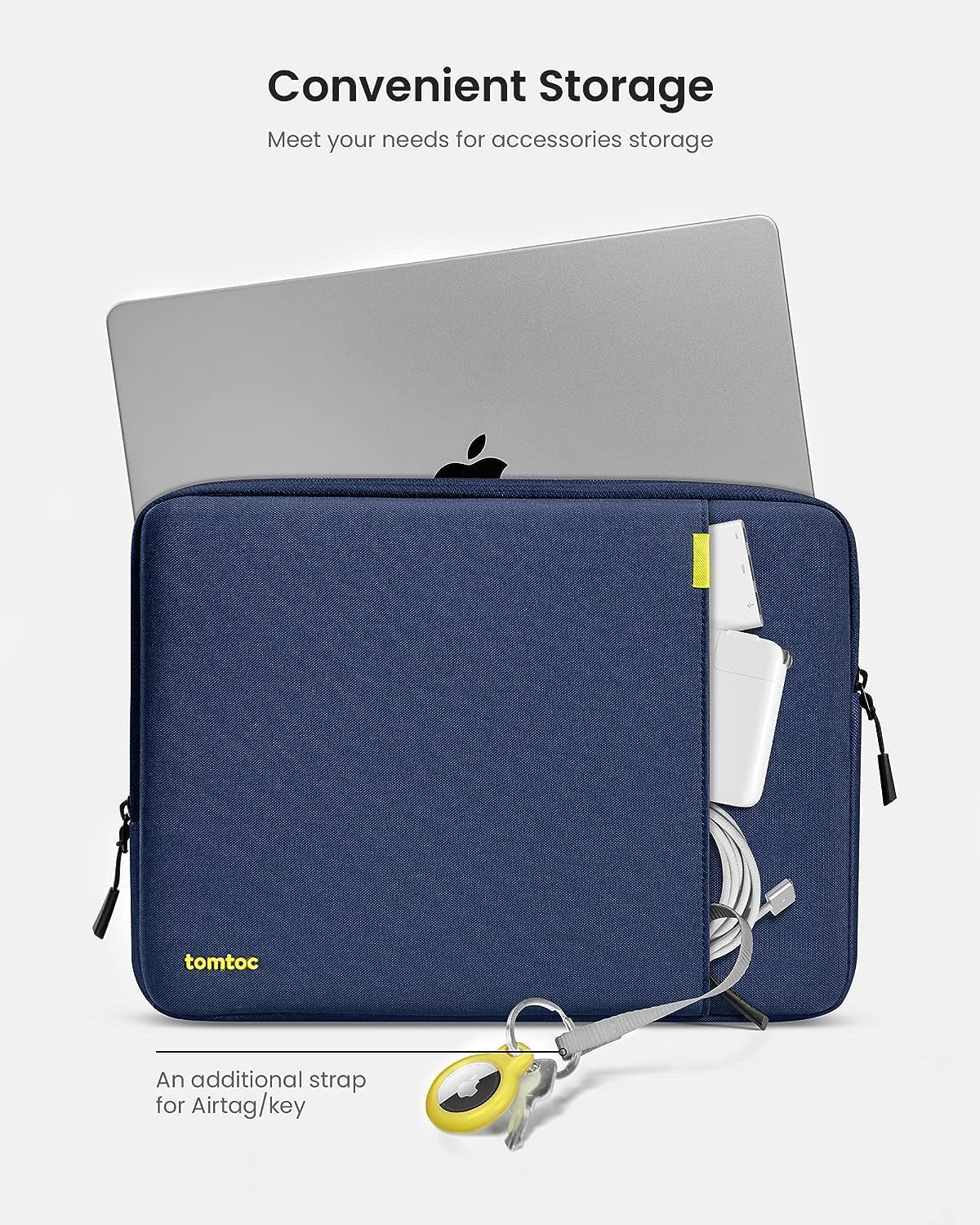 Tomtoc Defender-A13 Navy Blue Notebook Sleeve