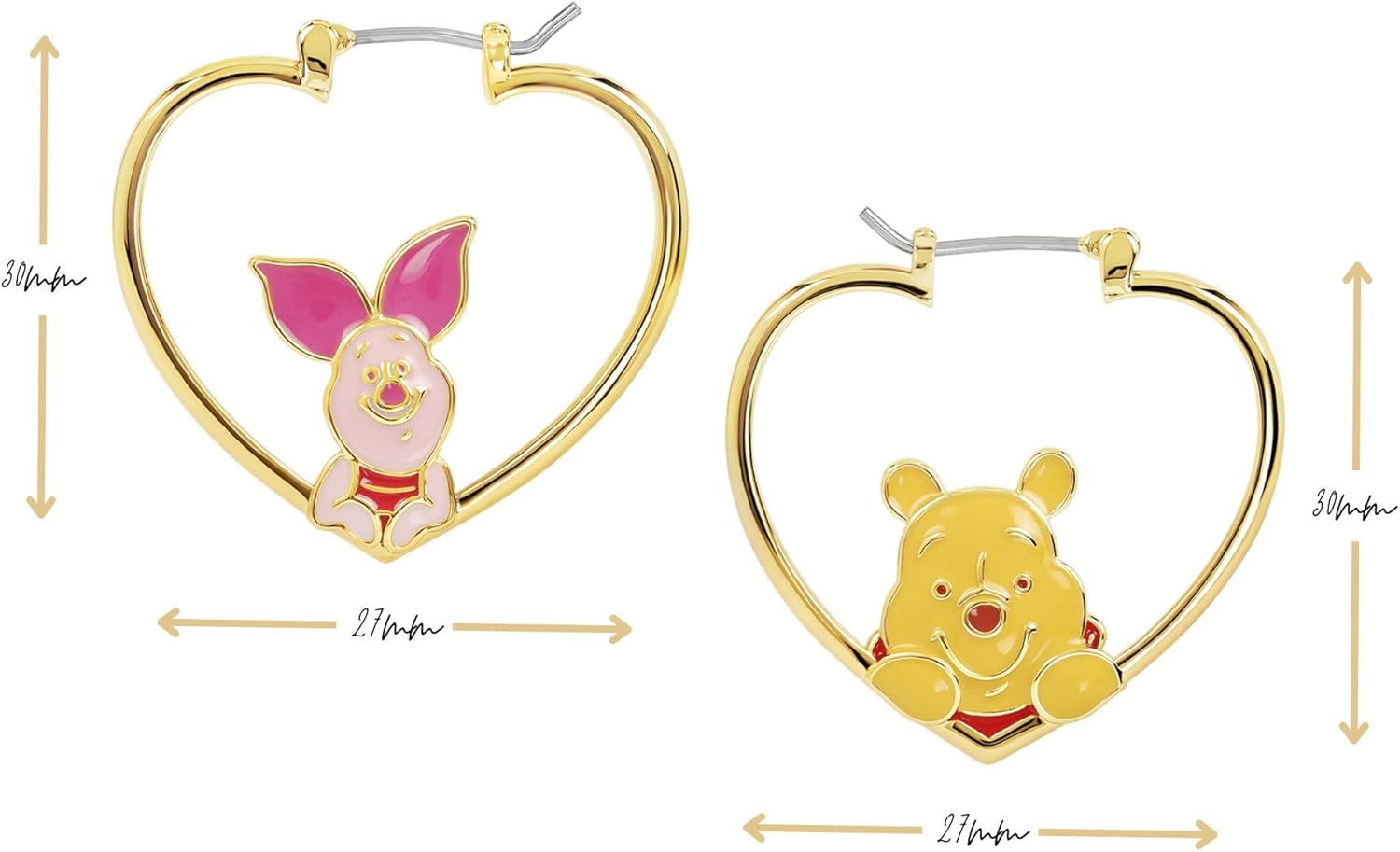 Disney - Winny the Pooh Character Earrings