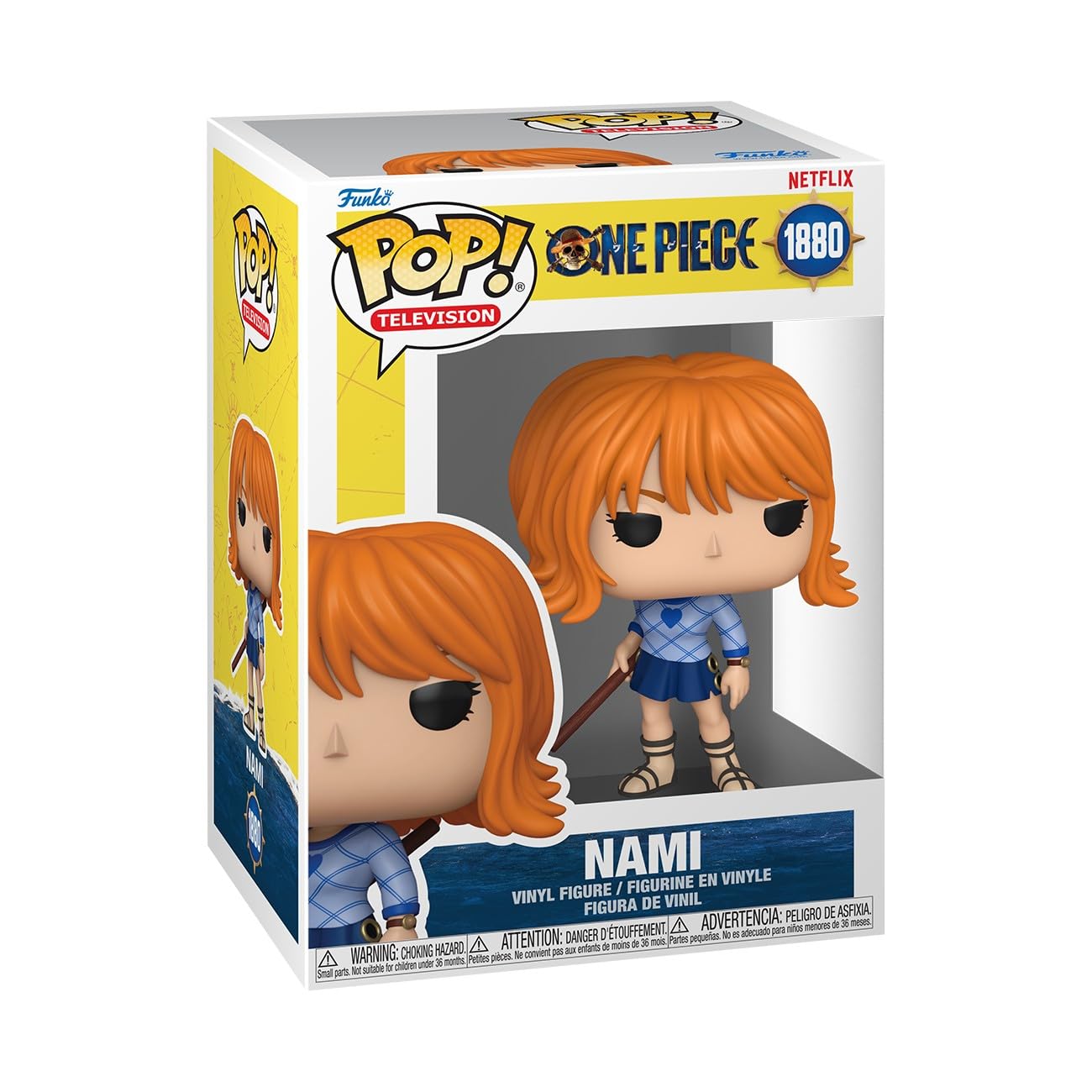 Funko POP! Television: Netflix - One Piece - Nami - Collectable Vinyl Figure - Gift Idea - Official Merchandise - Toys For Kids & Adults - Model Figure for Collectors and Display
