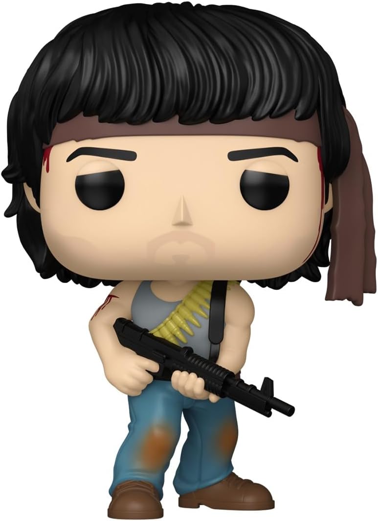 Funko POP! Movies: Rambo First Blood - John Rambo - Sammelbare Vinylfigur - Geschenkidee - Offizielles Merchandise - Spielzeug für Kinder & Erwachsene - Modellfigur für Sammler und zur Ausstellung