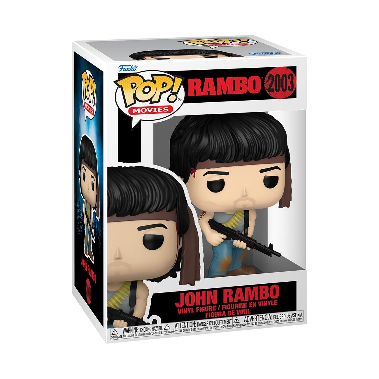 Funko POP! Movies: Rambo First Blood - John Rambo - Sammelbare Vinylfigur - Geschenkidee - Offizielles Merchandise - Spielzeug für Kinder & Erwachsene - Modellfigur für Sammler und zur Ausstellung