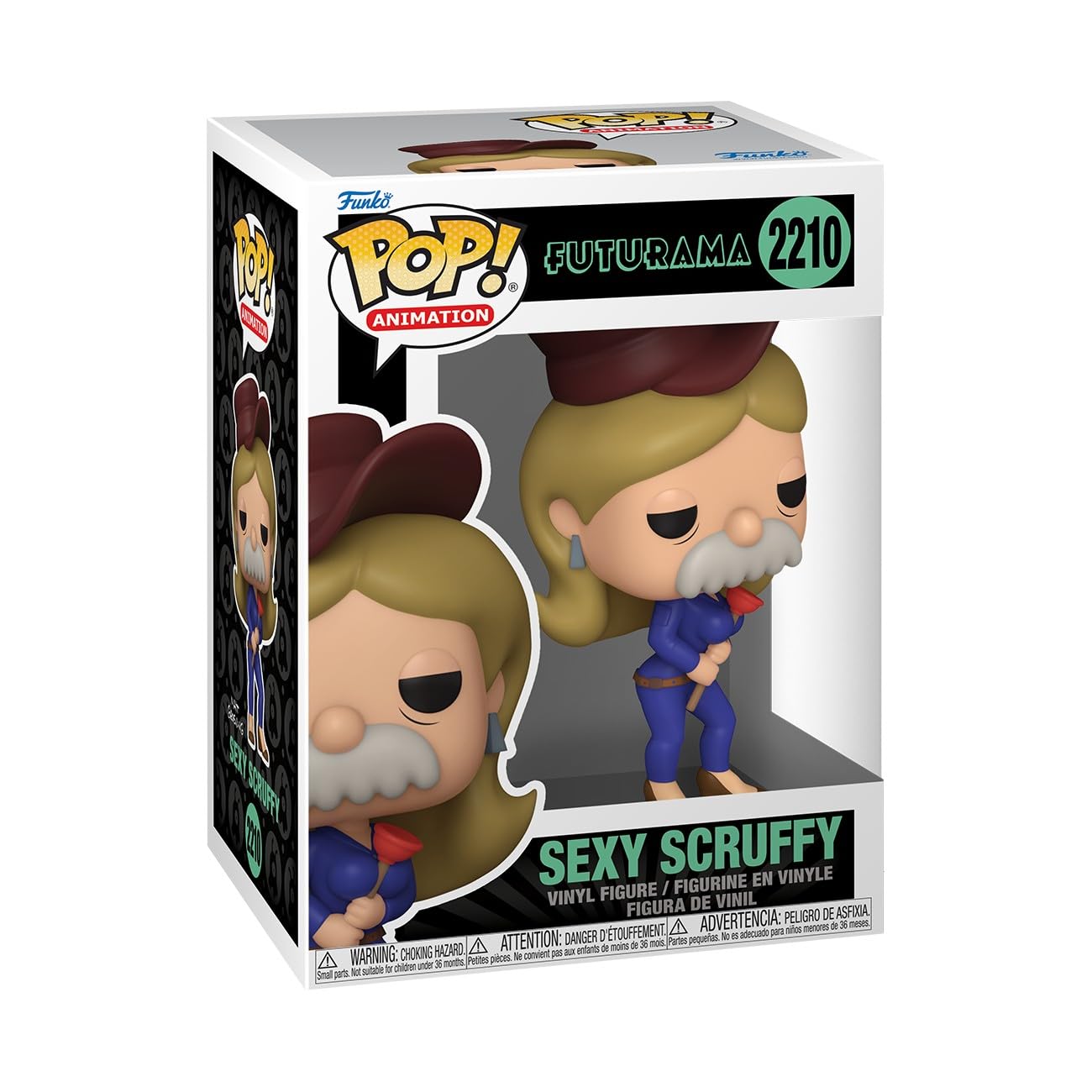 Funko POP! Animation: Futurama - Sexy Scruffy - Collectable Vinyl Figure - Gift Idea - Official Merchandise - Toys For Kids & Adults - Model Figure for Collectors and Display