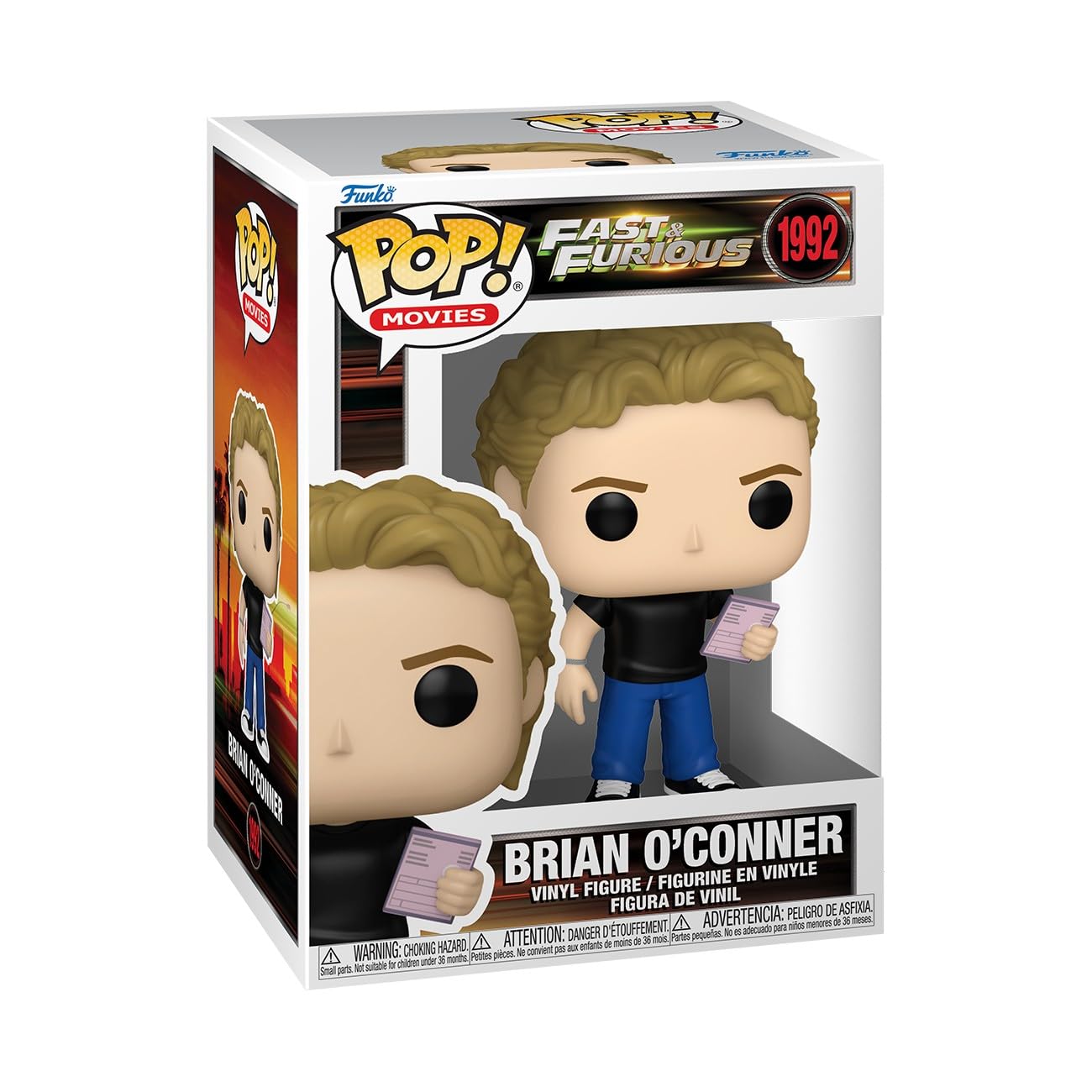 Funko POP! Movies: Fast & Furious - Brian O'Conner - Sammelbare Vinylfigur - Geschenkidee - Offizielles Merchandise - Spielzeug für Kinder & Erwachsene - Modellfigur für Sammler und zur Ausstellung