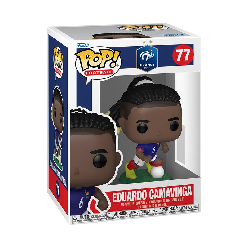 Funko POP! Football: France - Eduardo Camavinga - Collectable Vinyl Figure - Gift Idea - Official Merchandise - Toys For Kids & Adults - Model Figure for Collectors and Display
