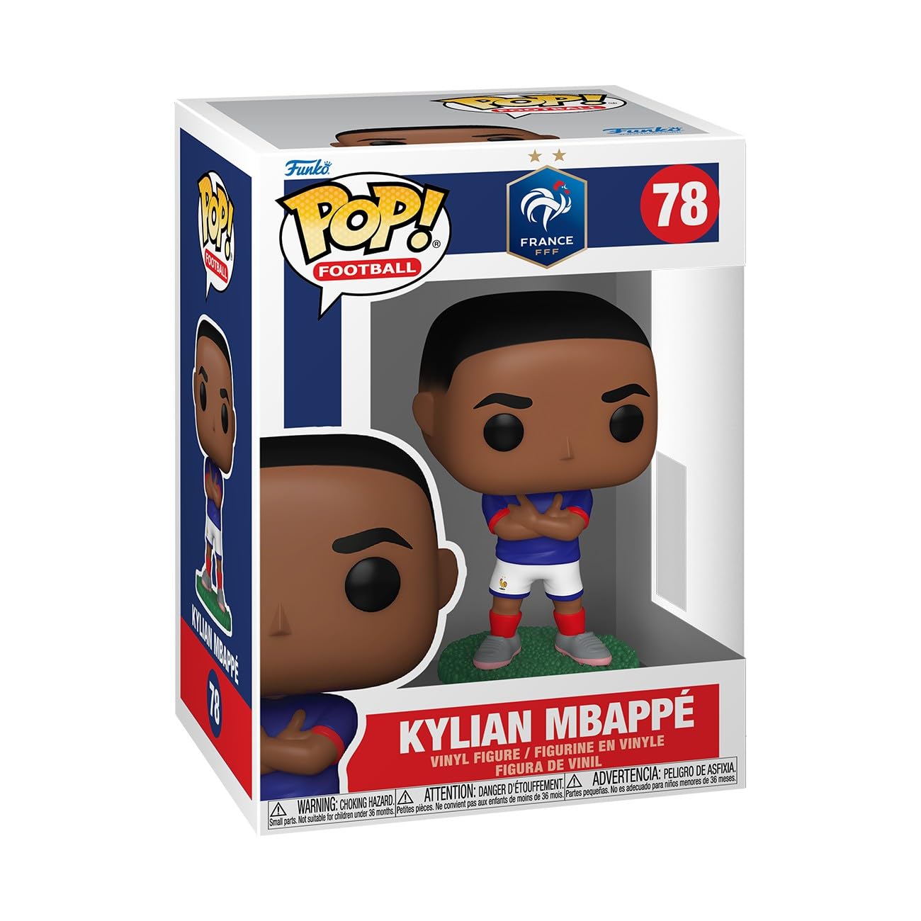 Funko POP! Football: France - Kylian Mbappé - Collectable Vinyl Figure - Gift Idea - Official Merchandise - Toys For Kids & Adults - Model Figure for Collectors and Display