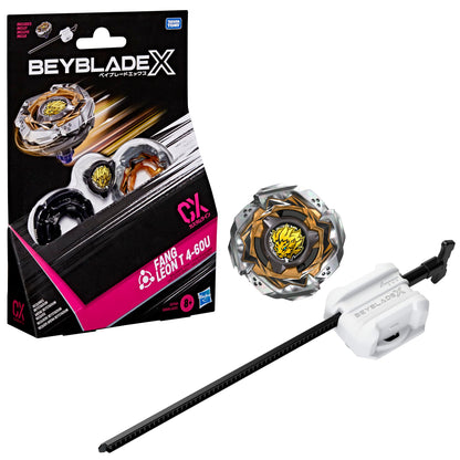 Beyblade X Fang Leon T 4-60U CX Starter Pack Set, Takara Tomy Balance Type Top and Launcher, Battling Tops Game Toys, Ages 8+