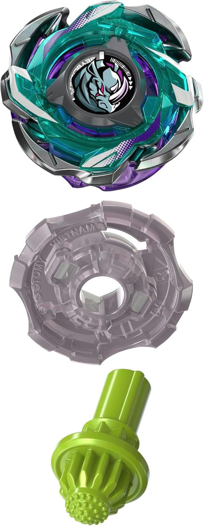 Beyblade X Reaper Rhino C 4-55D CX Starter Pack Set, Takara Tomy Defense Type Top and Launcher, Battling Tops Game Toys, Ages 8+