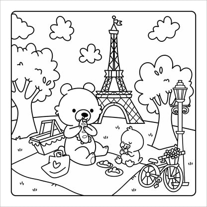 Little Cuties: Cozy Coloring: Sweet and Simple Coloring for Adults and Kids (Happy Days Cozy Coloring