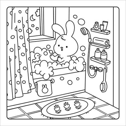 Little Cuties: Cozy Coloring: Sweet and Simple Coloring for Adults and Kids (Happy Days Cozy Coloring