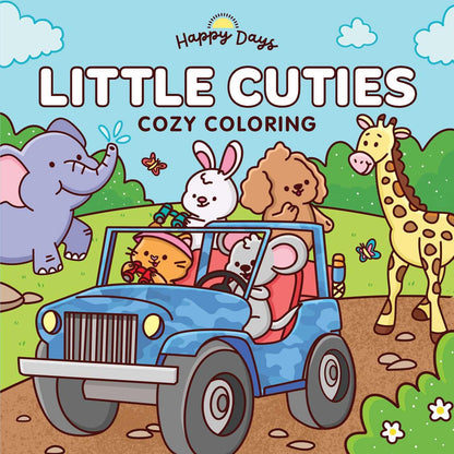 Little Cuties: Cozy Coloring: Sweet and Simple Coloring for Adults and Kids (Happy Days Cozy Coloring