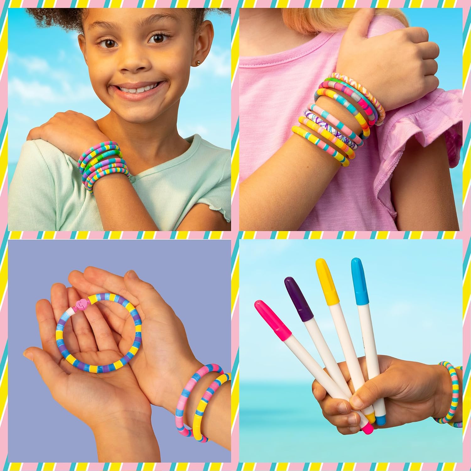 Goliath - FABLAB - Colour Spin Bracelet Maker, Doe-Het-Zelf-Kit voor Kinderen vanaf 6 jaar - Snelle en Makkelijke Creatieve Activiteit - Verjaardagscadeau Idee