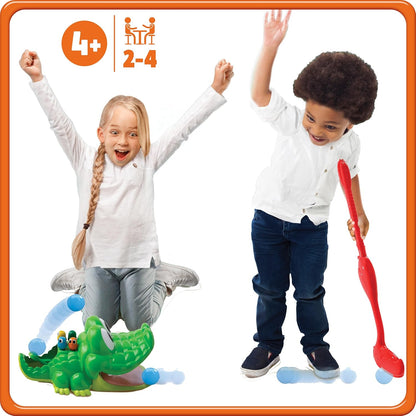 Goliath - KROKO GOLF, Minigolfspel voor kinderen vanaf 4 jaar, Interactief behendigheidsspel met krokodil, Bevordert Coördinatie en Motoriek, Cadeau-idee voor 2-4 spelers