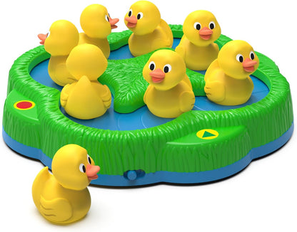 Goliath – RUBBER DUCKIE, Kinderspel vanaf 3 Jaar, Gezelschapsspel voor 2 tot en met 4 Kinderen, Spel met 8 Eendjes, Geschikt als Cadeau voor Jongens en Meisjes