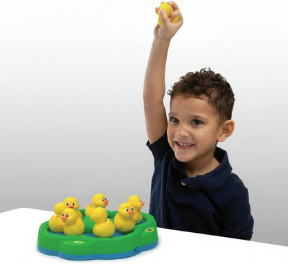 Goliath – RUBBER DUCKIE, Kinderspel vanaf 3 Jaar, Gezelschapsspel voor 2 tot en met 4 Kinderen, Spel met 8 Eendjes, Geschikt als Cadeau voor Jongens en Meisjes