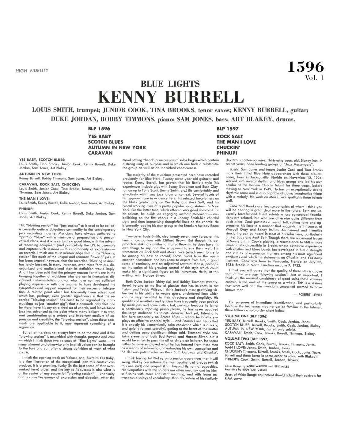 Blue Lights, Volume 1 (Collectors Edition)