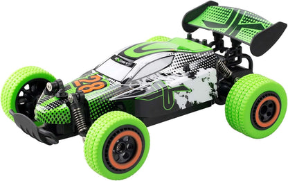 Exost Dust Storm, Buggy RC Race Car, Off-Road Tyres with Precise Control, 2.4Ghz Control, Children 5+