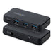 StarTech 4-Port USB-C and USB-A Hub, 5Gbps, Self-Powered, 2-in-1 Host Adapter Cable, 1x USB-C and 3x USB-A (1x BC 1.2), 36W Power Adapter Incl., MacBook and Windows