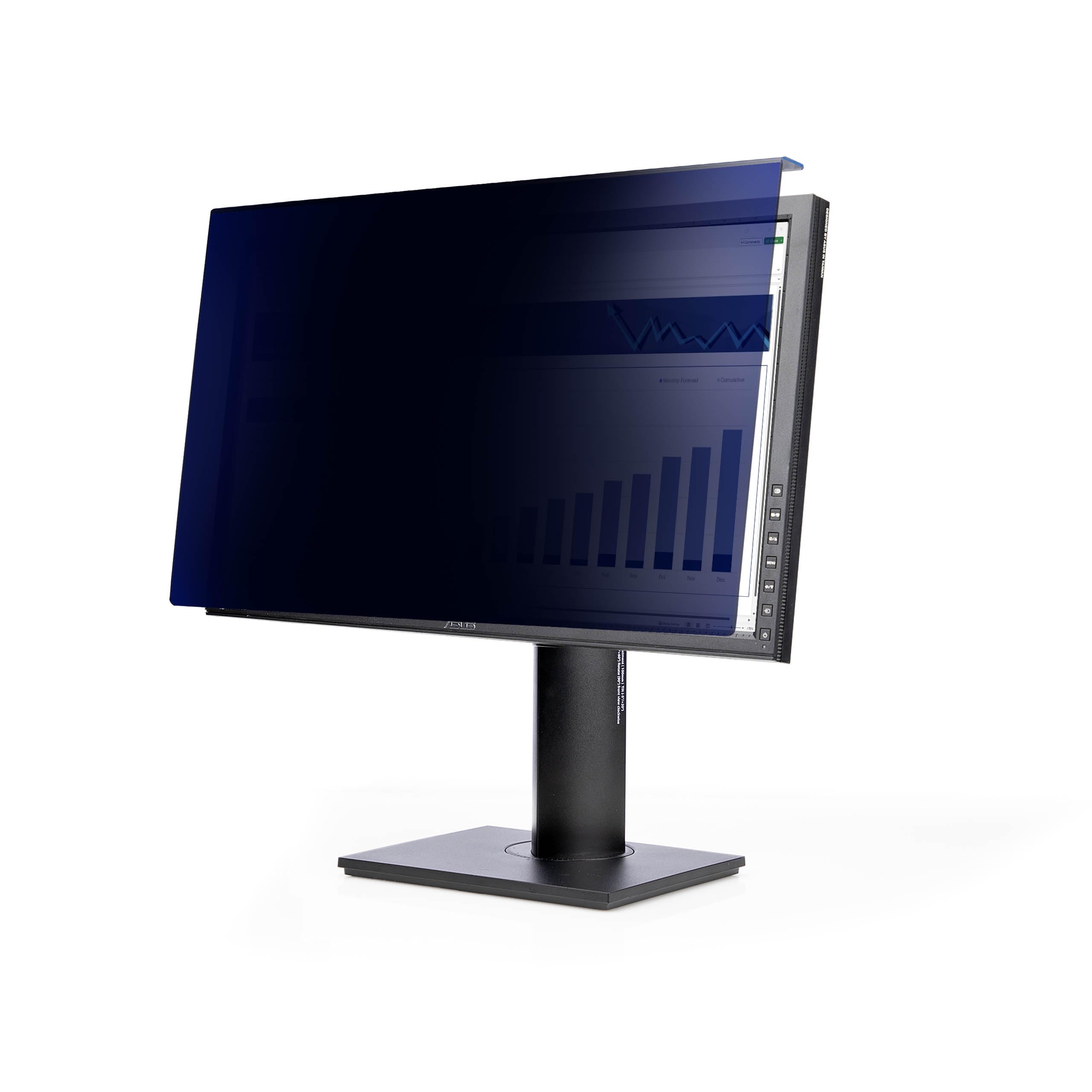StarTech Filtro Privacy per Monitor da 22" 16:10, Schermo di Sicurezza in Acrilico da Appendere, Pellicola Protettiva ad Installazione Rapida, +/- 30°, Lucido